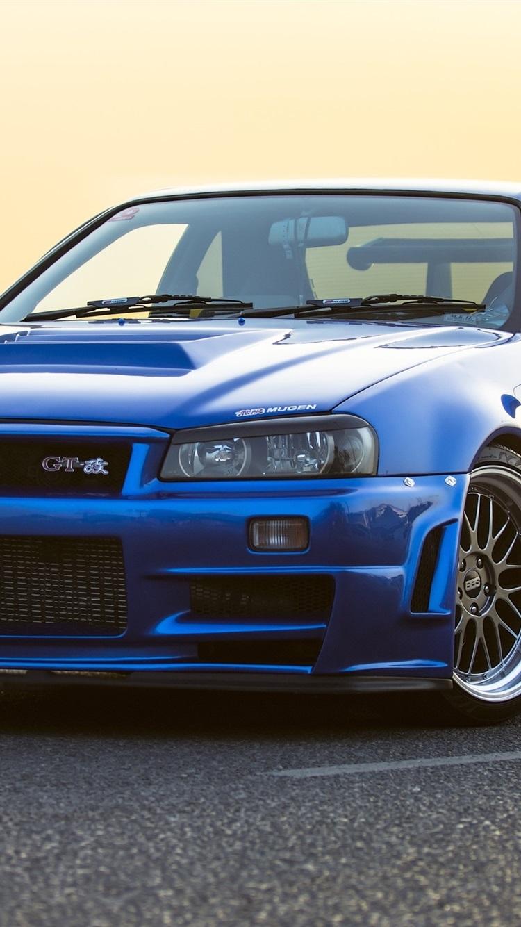 750x1334 iPhone Skyline Gtr Wallpaper HD