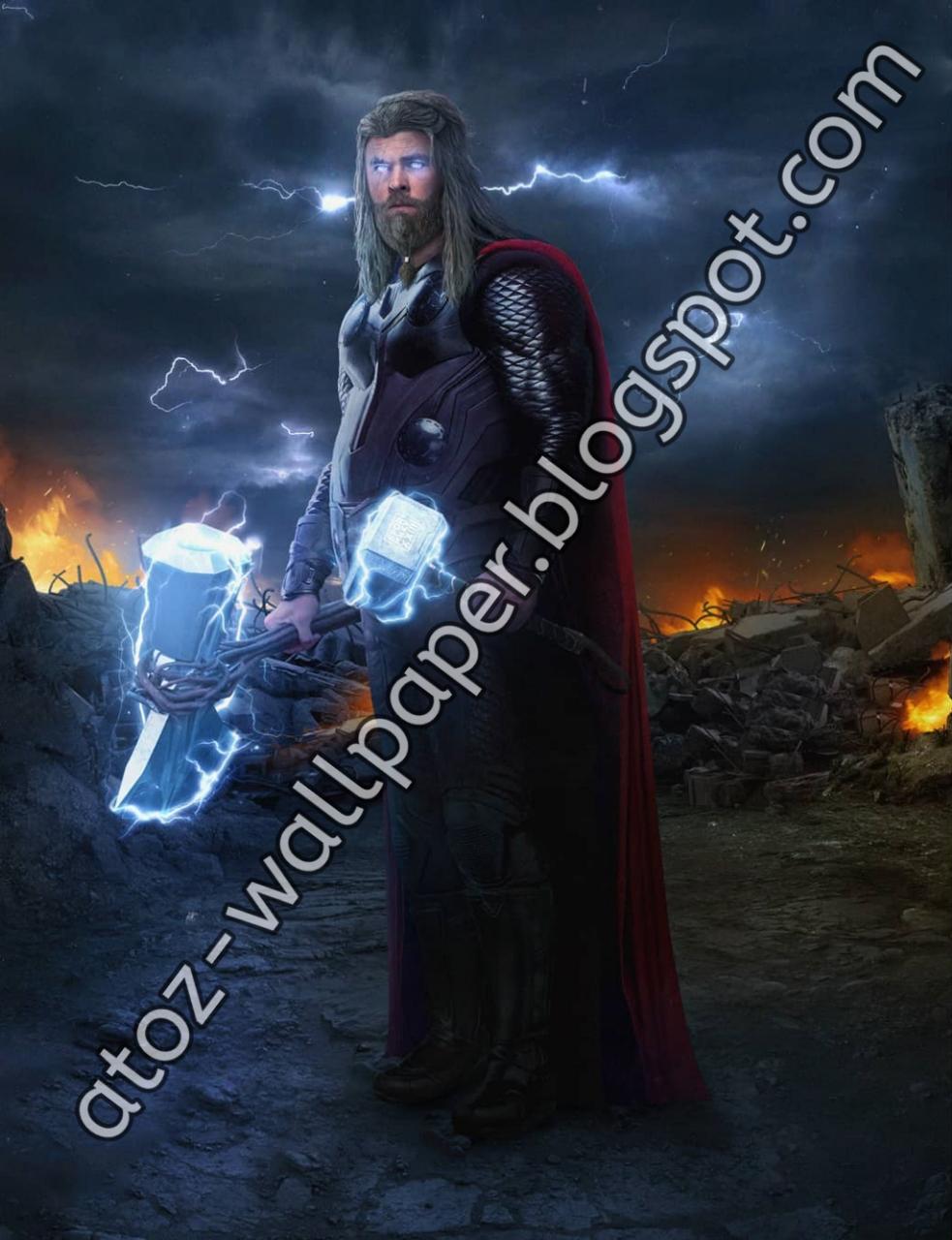 983x1280 Avengers Endgame Thor Wallpaper