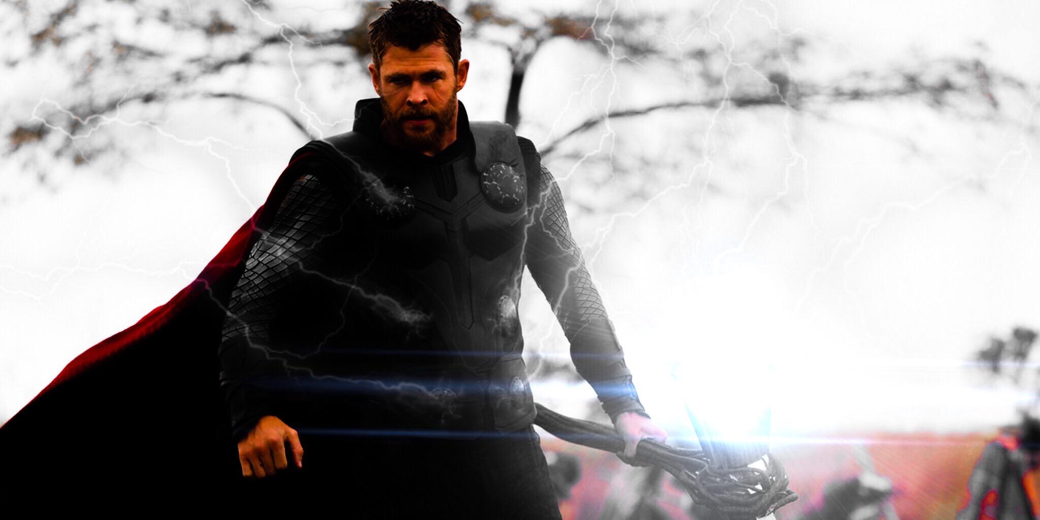 2048x1024 Chris Hemsworth Avengers Endgame Thor (2021)