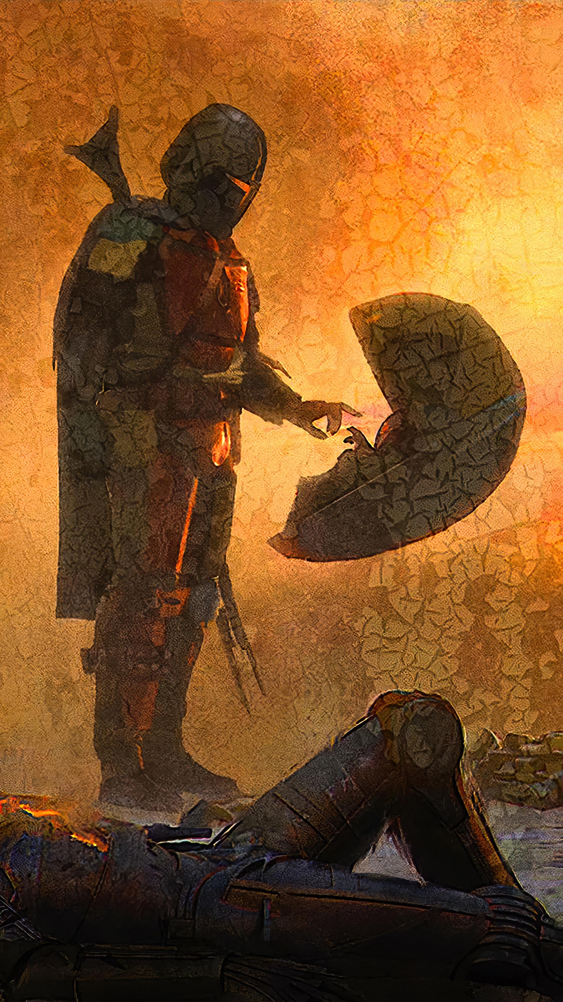 2160x3840 Mandalorian, Baby Yoda, 4K phone HD Wallpaper, Image, Background, Photo and Picture. Mocah HD Wallpaper
