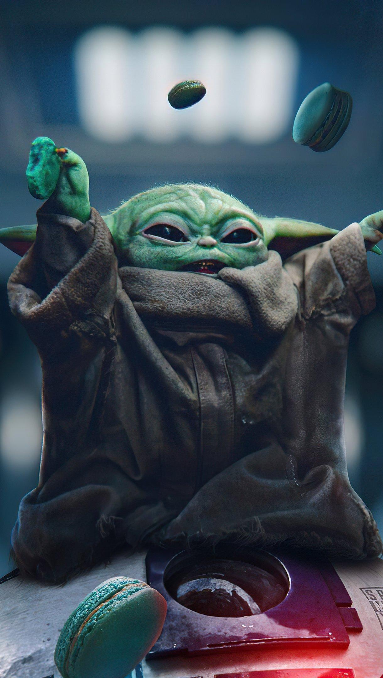 1220x2160 Baby Yoda The Mandalorian Wallpaper 4k Ultra HD