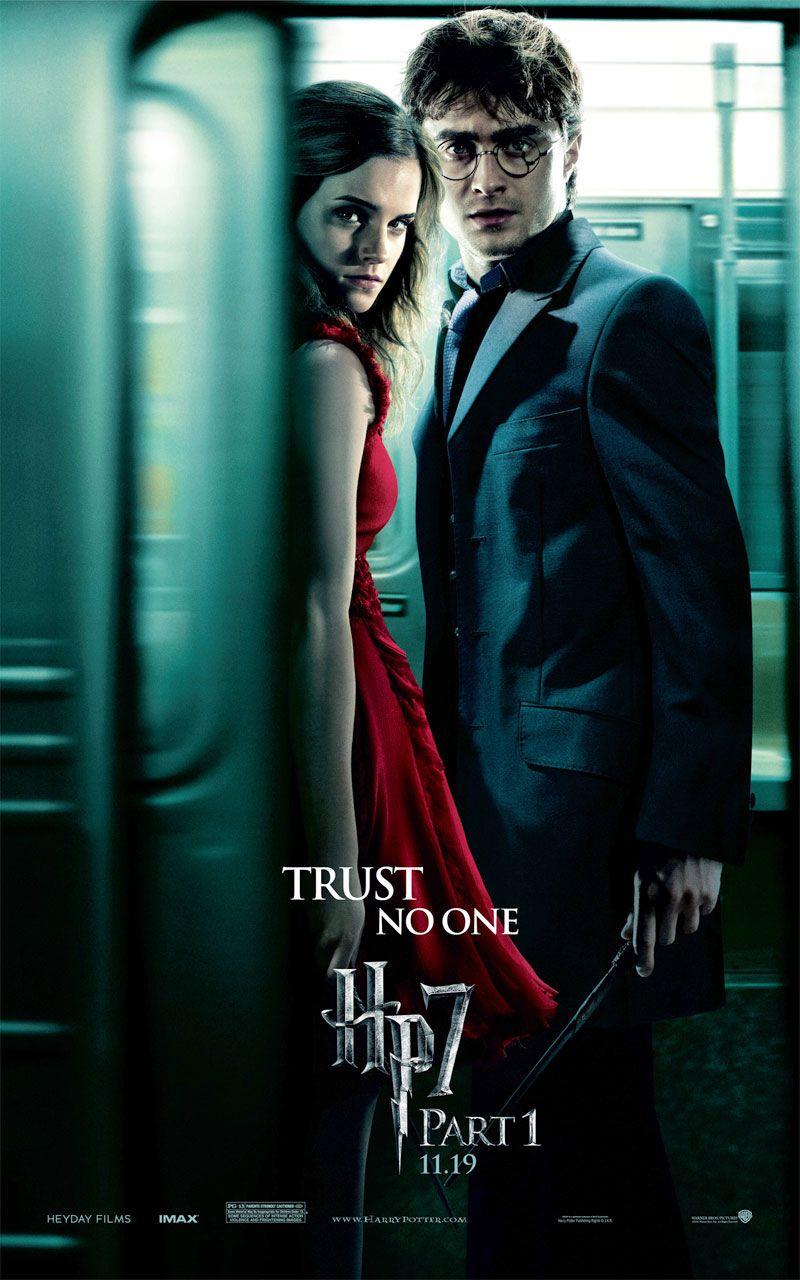 800x1280 Harry and Hermione from Harry Potter and the Deathly Hallows Desktop Wallpaper