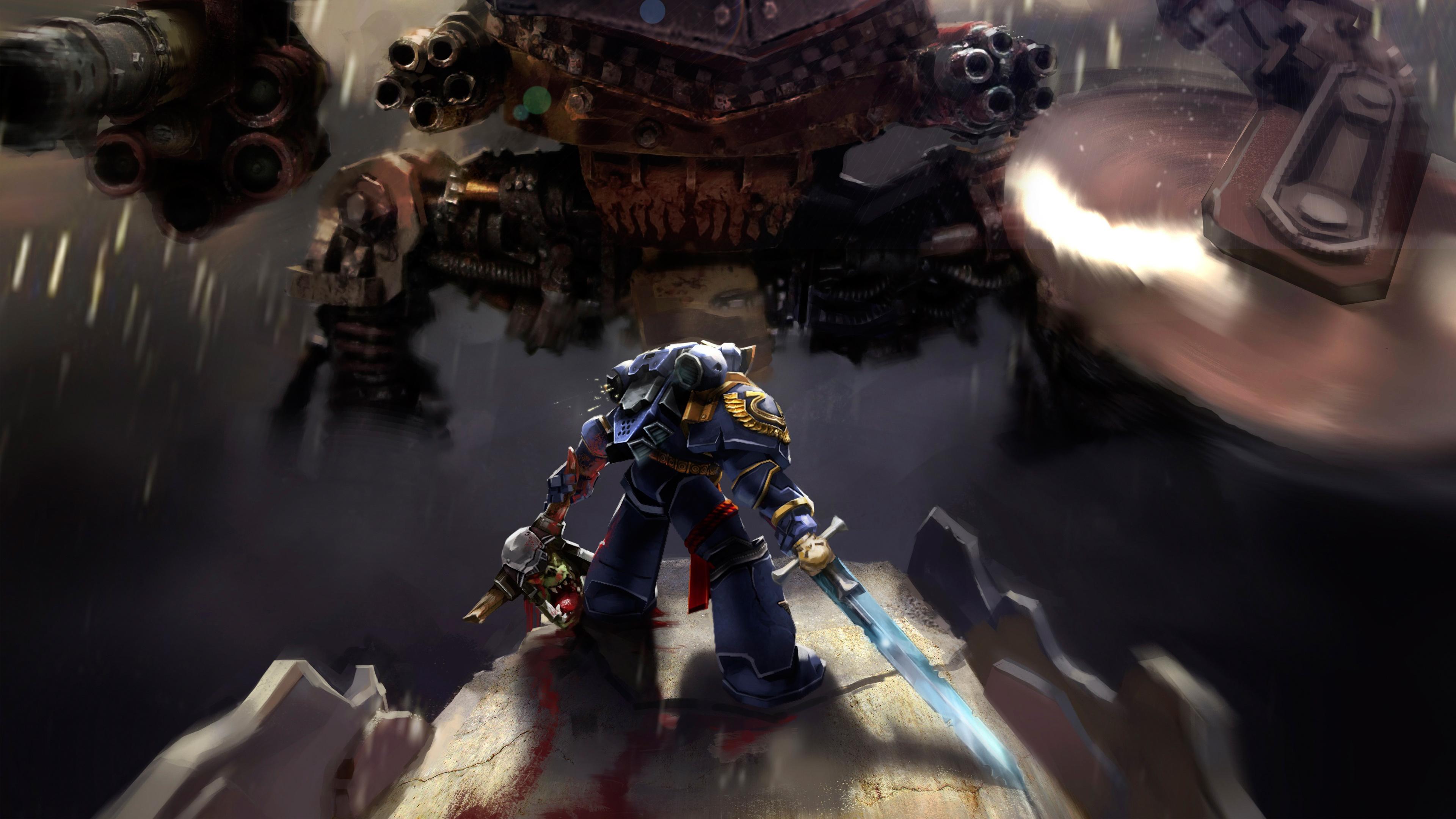 3840x2160 Warhammer 40k Space Marine Ultramarines 1440P Resolution HD 4k Wallpaper, Image, Background, Photo and Picture