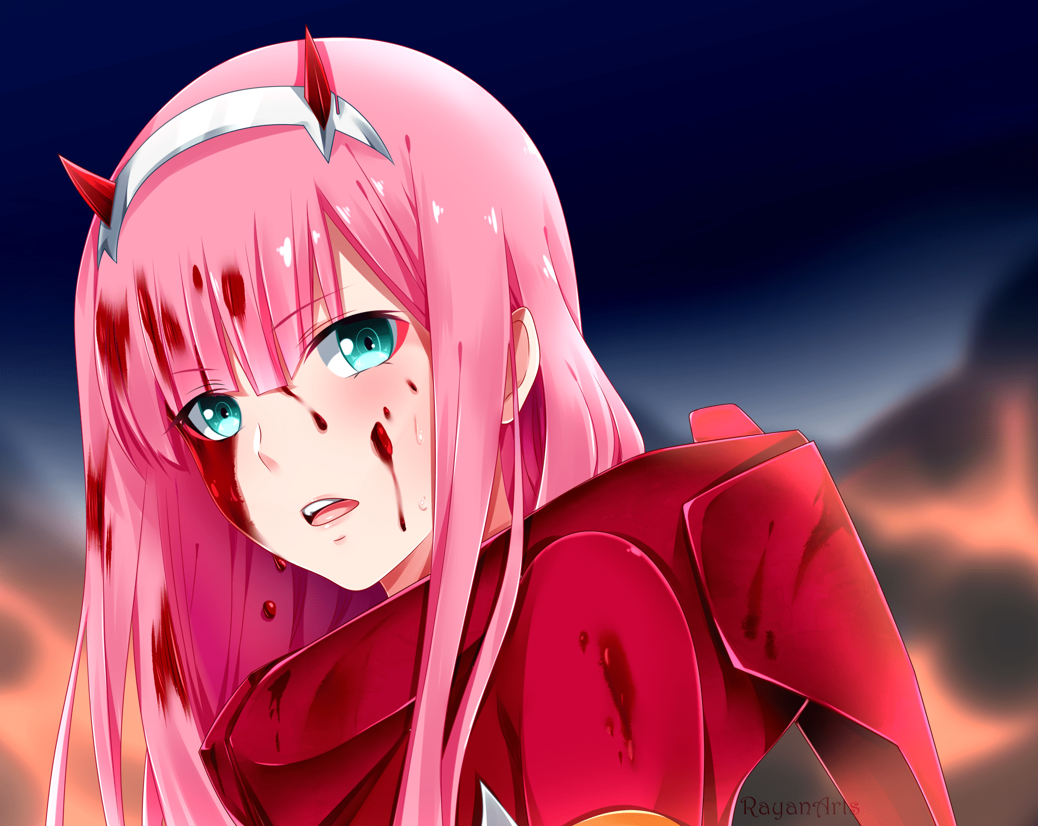 2100x1670 Wallpaper Anime Zero Two HD