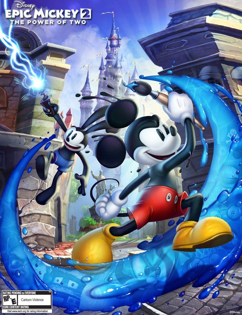 845x1100 Oswald & Mickey Poster & Art Mickey 2: The Power of Two. Epic mickey, Mickey mouse art, Easy disney drawings