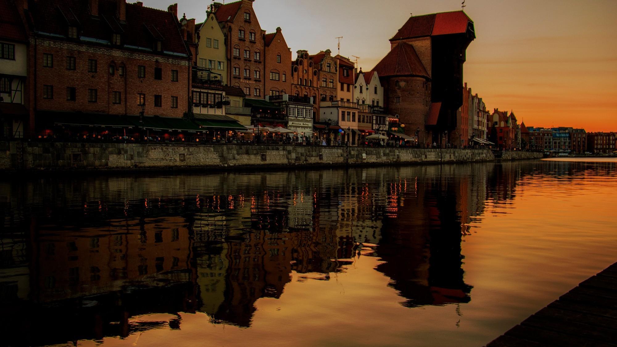 2000x1125 gdansk HD wallpaper, background