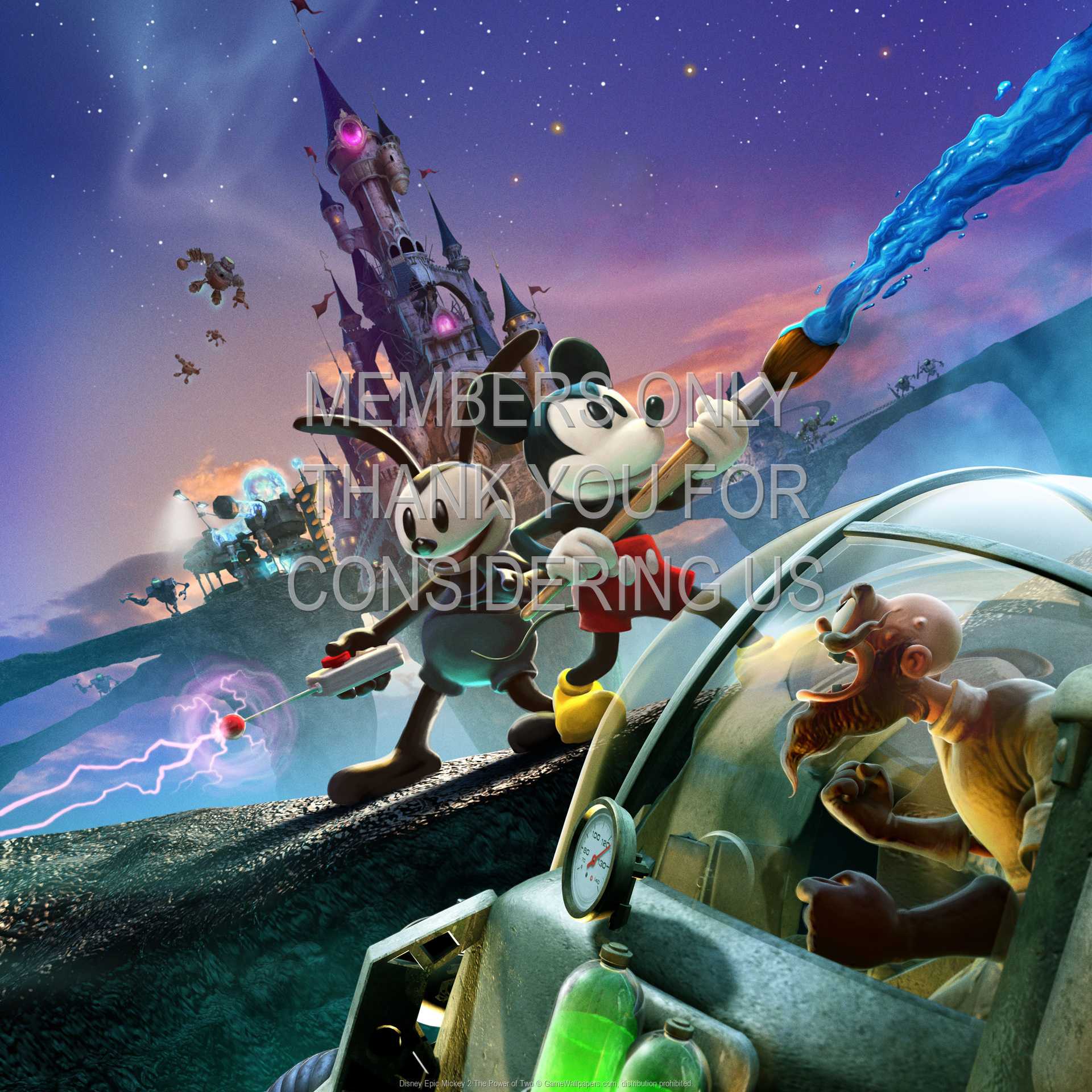 1920x1920 Disney Epic Mickey 2: The Power of Two wallpaper 01 1080p Horizontal