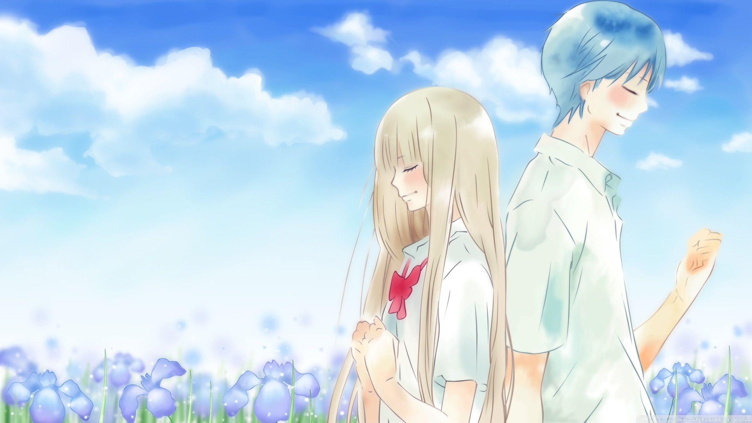 2560x1440 3D Anime Love 4k Wallpaper