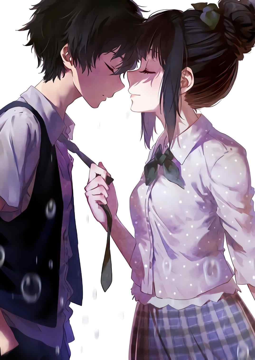 1074x1517 Cute Romantic Anime Couples Wallpaper