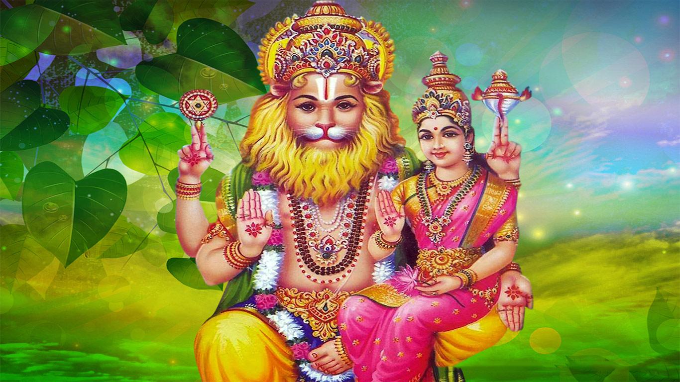 1366x768 Lakshmi narasimha swamy photo download free