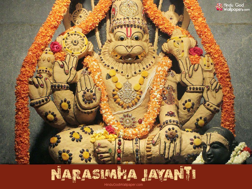 1024x768 God Narsingh HD Wallpaper Download