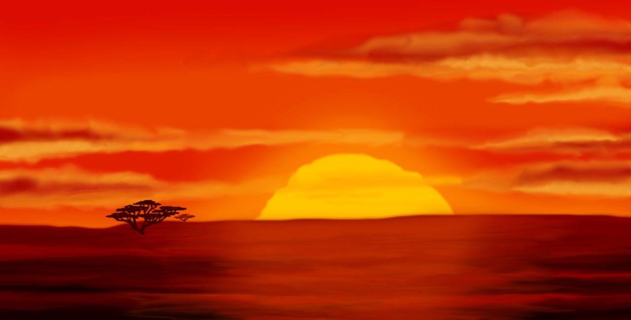 Lion King Sunset Wallpapers - Top Free Lion King Sunset Backgrounds