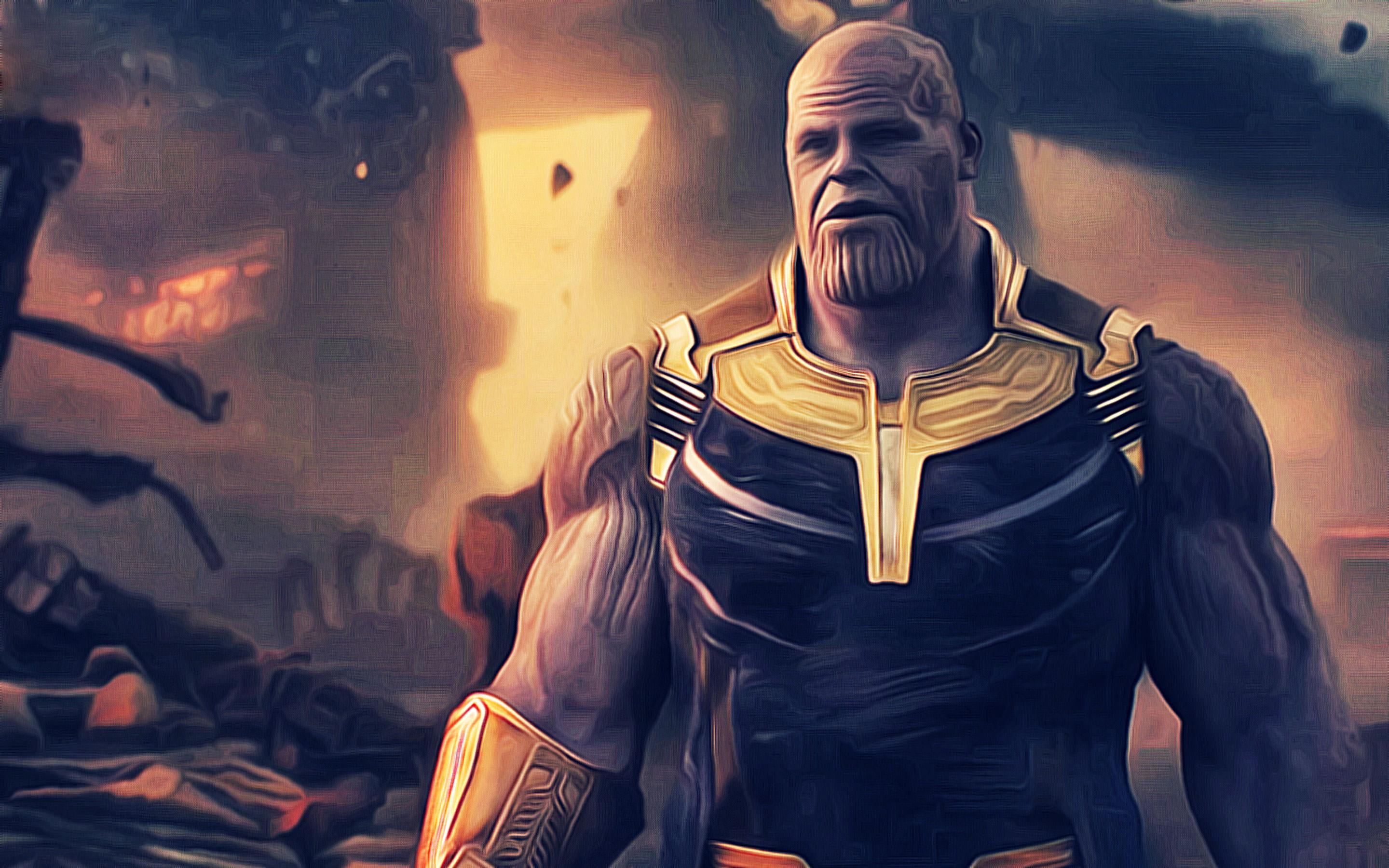 2880x1800 Art Thanos Avengers Infinity War 2018 1m Hình nền HD