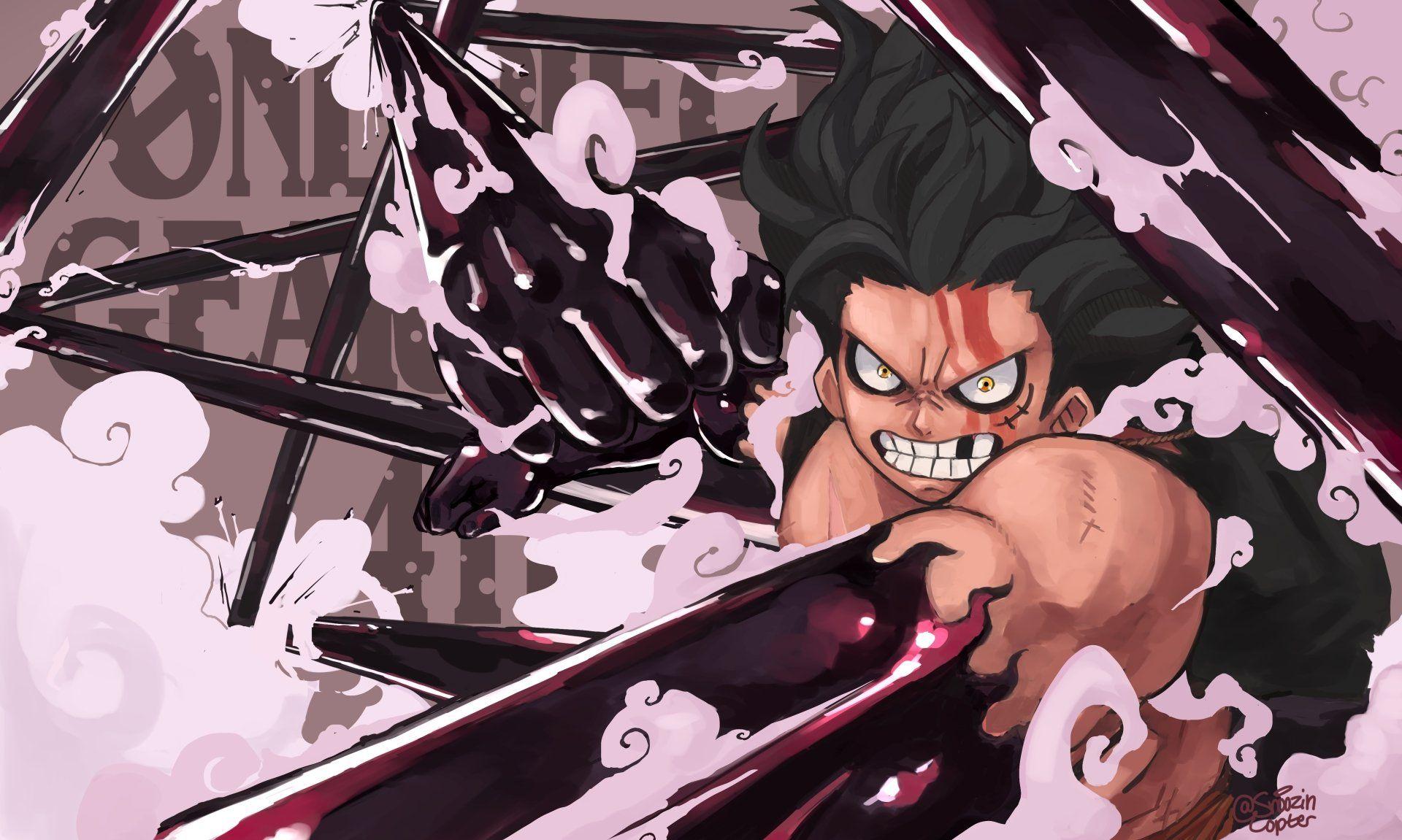 One Piece Luffy Gear 4 Wallpapers Top Free One Piece Luffy Gear 4 Backgrounds Wallpaperaccess