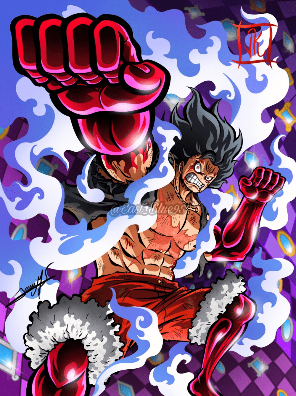 One Piece Luffy Gear 4 Wallpapers Top Free One Piece Luffy Gear 4 Backgrounds Wallpaperaccess