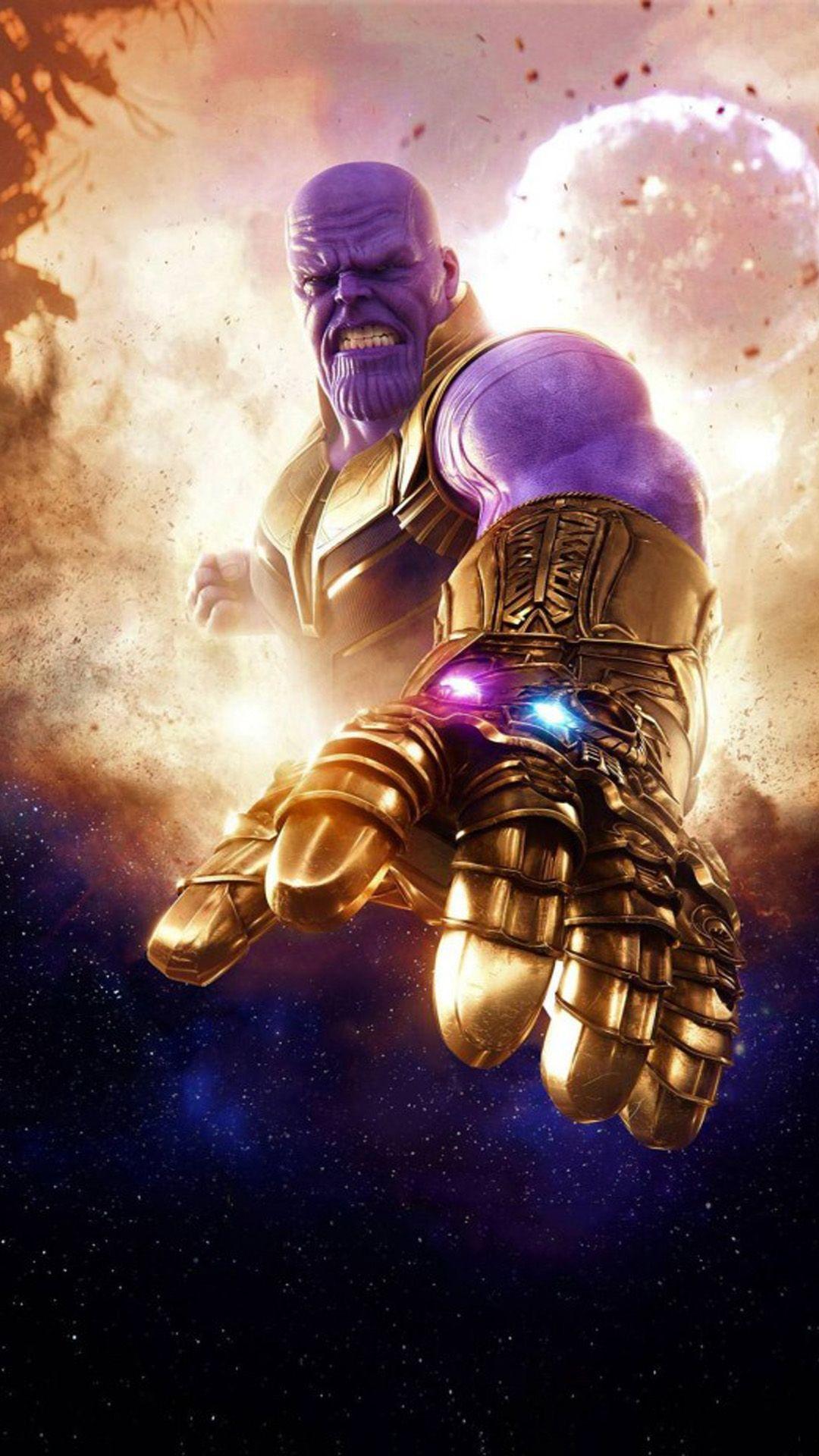 1080x1920 Thanos Avengers Infinity War 2018. Marvel.  vô cực
