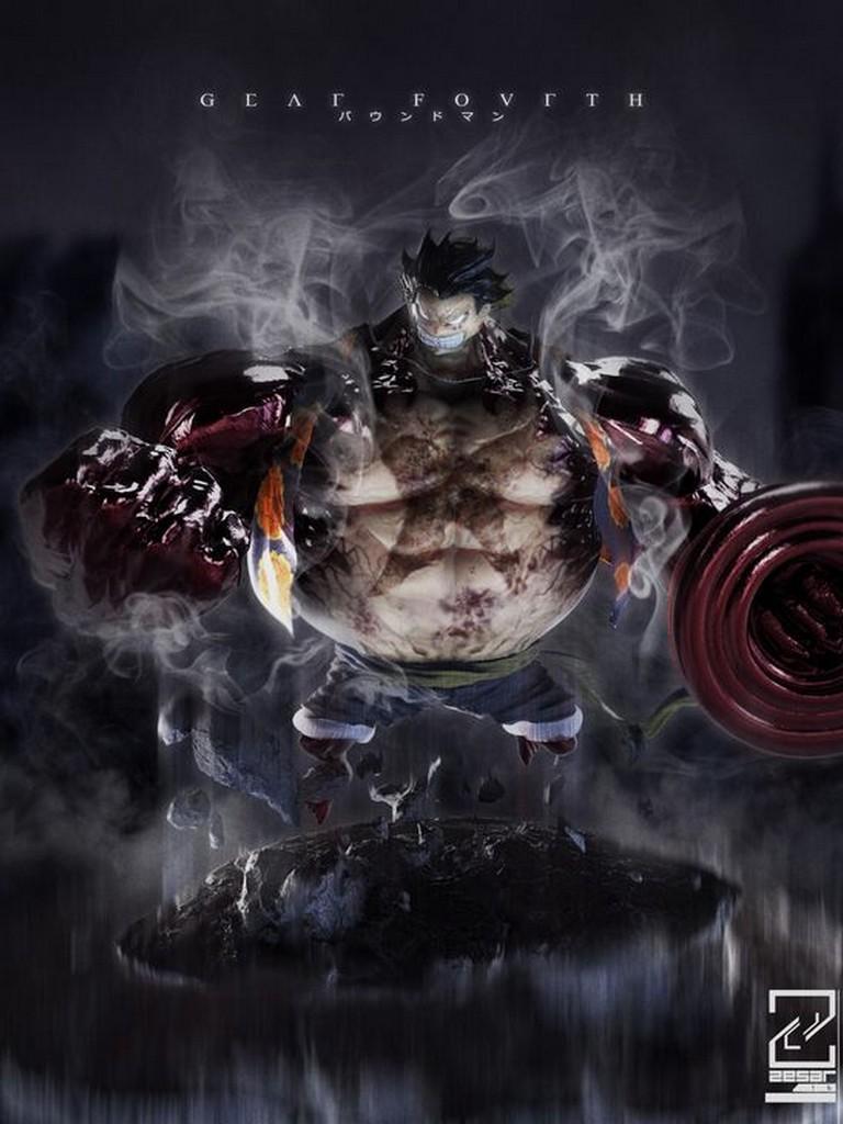 768x1024 Luffy Gear 2 Wallpaper