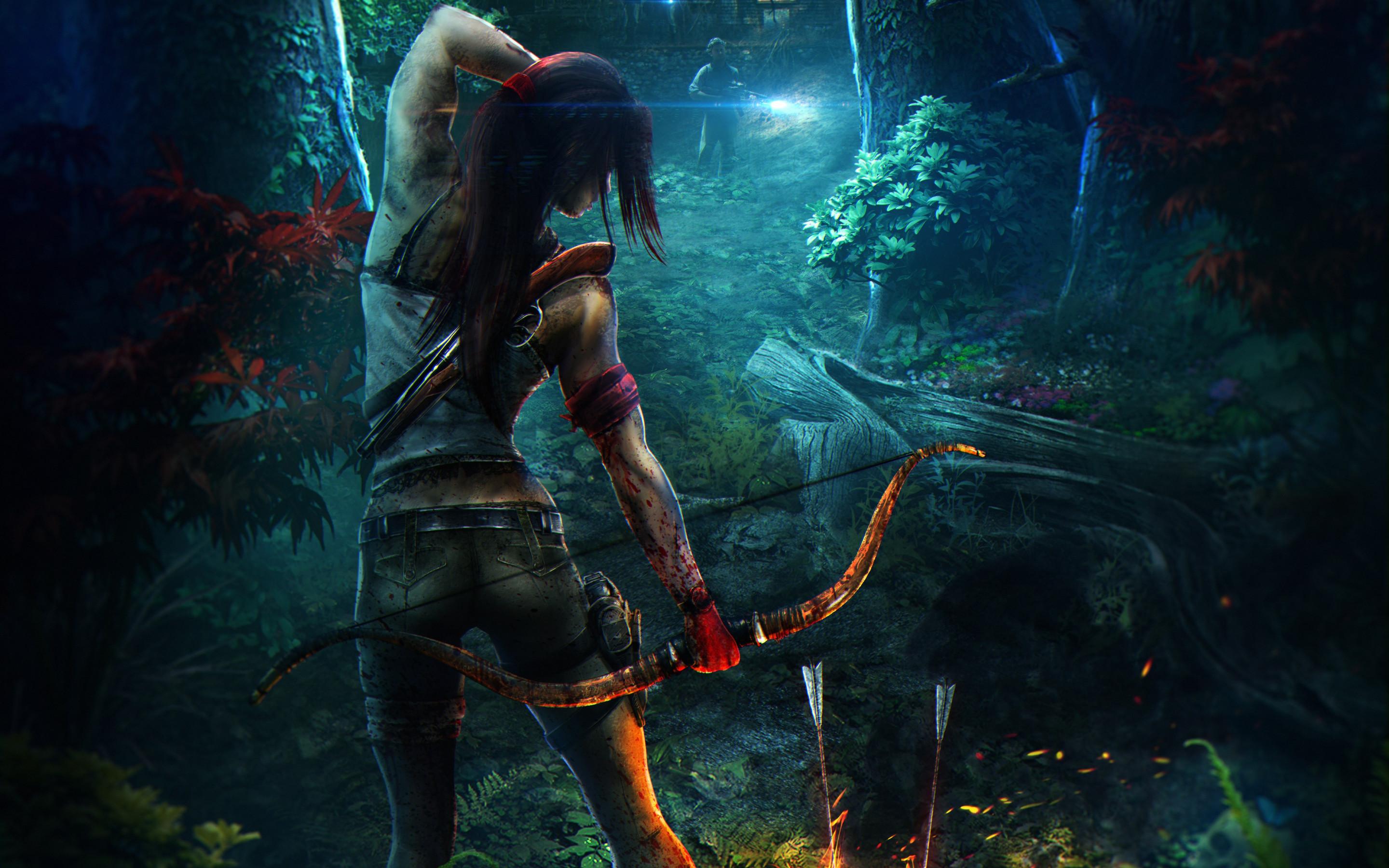 2880x1800 Download wallpaper: Fan art for Tomb Raider Reborn 2880x1800