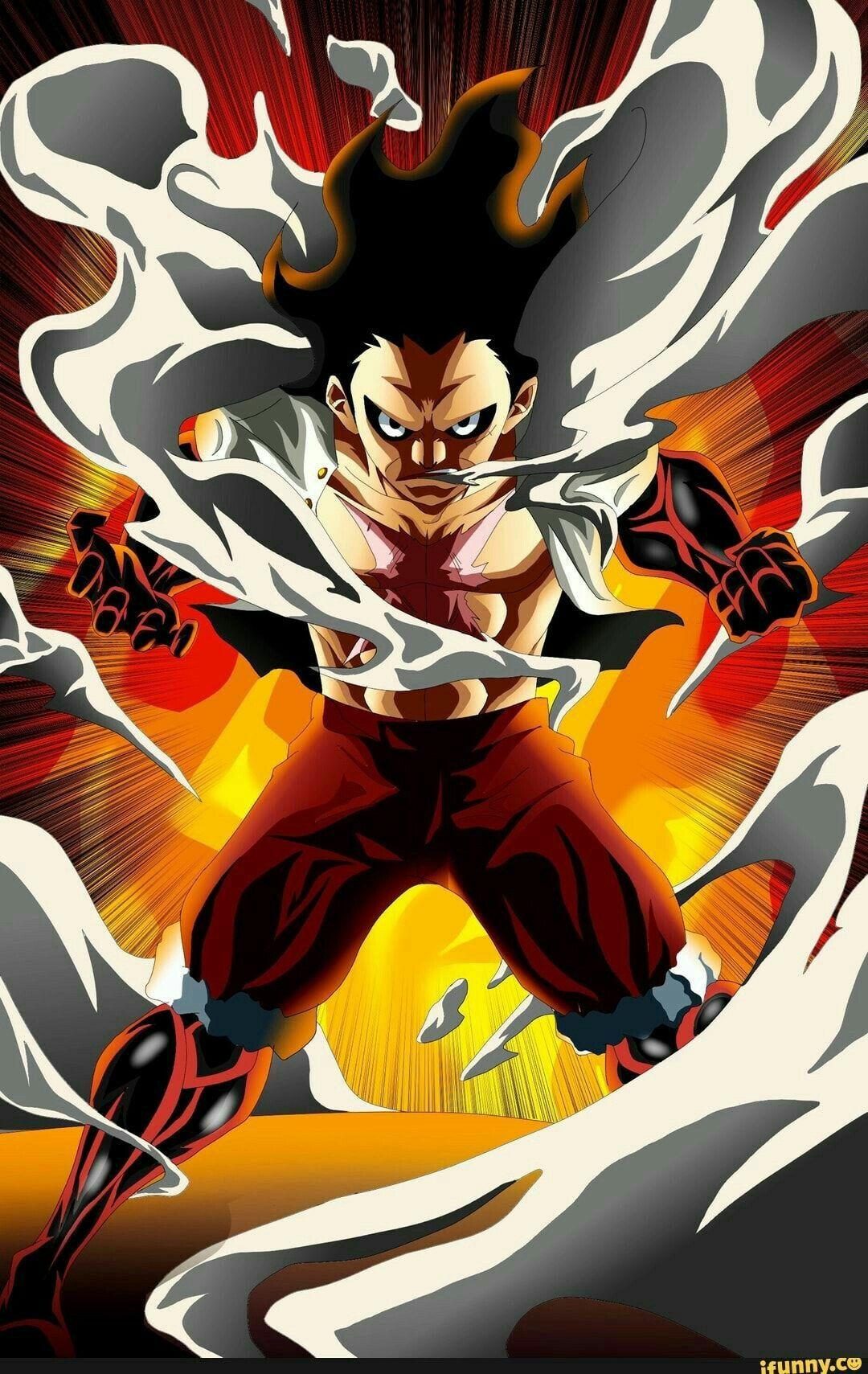 1080x1709 One Piece Wallpaper Luffy Gear Fourth HD Wallpaper