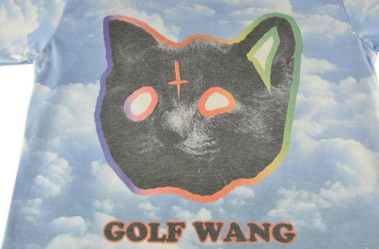 1234x812 Golf Wang Tron Cat Shirt