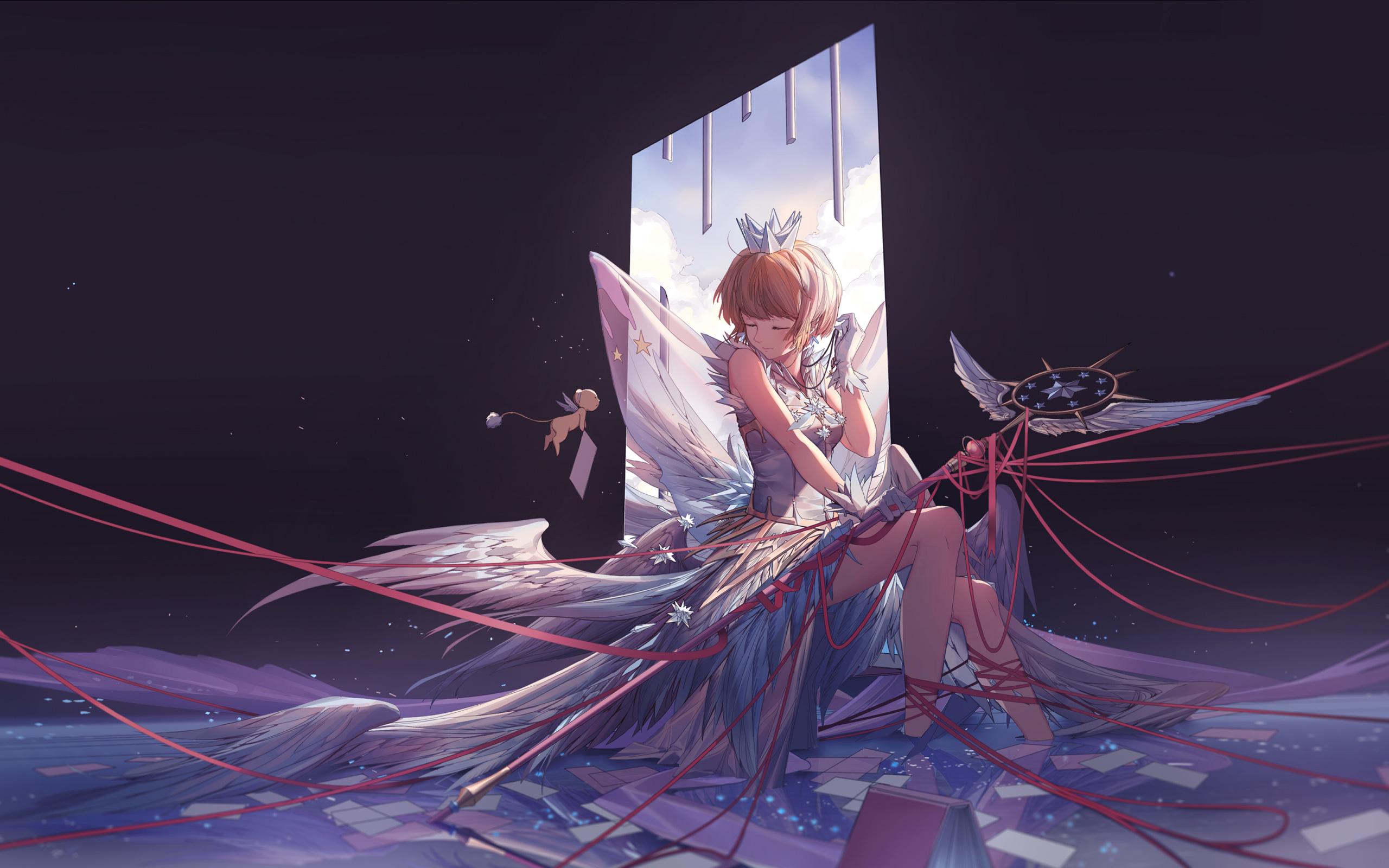 2560x1600 Download Wallpaper Sakura Kinomoto, Manga, Art, Cardcaptor Sakura Clear Card Hen, Cardcaptor Sakura For Desktop With Resolution 2560x1600. High Quality HD Picture Wallpaper