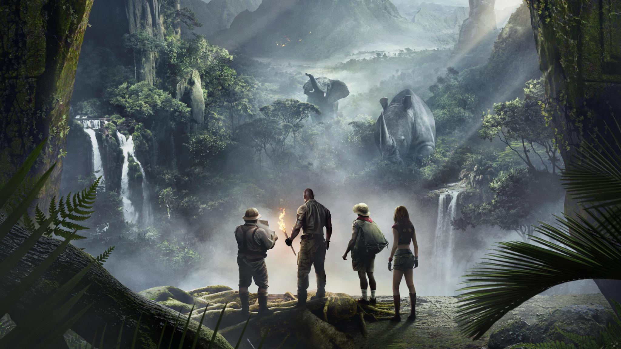 2048x1152 Jumanji Welcome To The Jungle 2048x1152 Resolution Wallpaper, HD Movies 4K Wallpaper, Image, Photo and Background