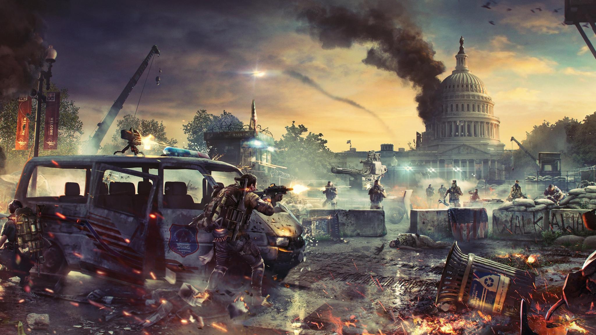2048x1152 Download 2048x1152 wallpaper tom clancy's the division e3 battlefield, video game, dual wide, widescreen, 2048x1152 HD image, background, 8949
