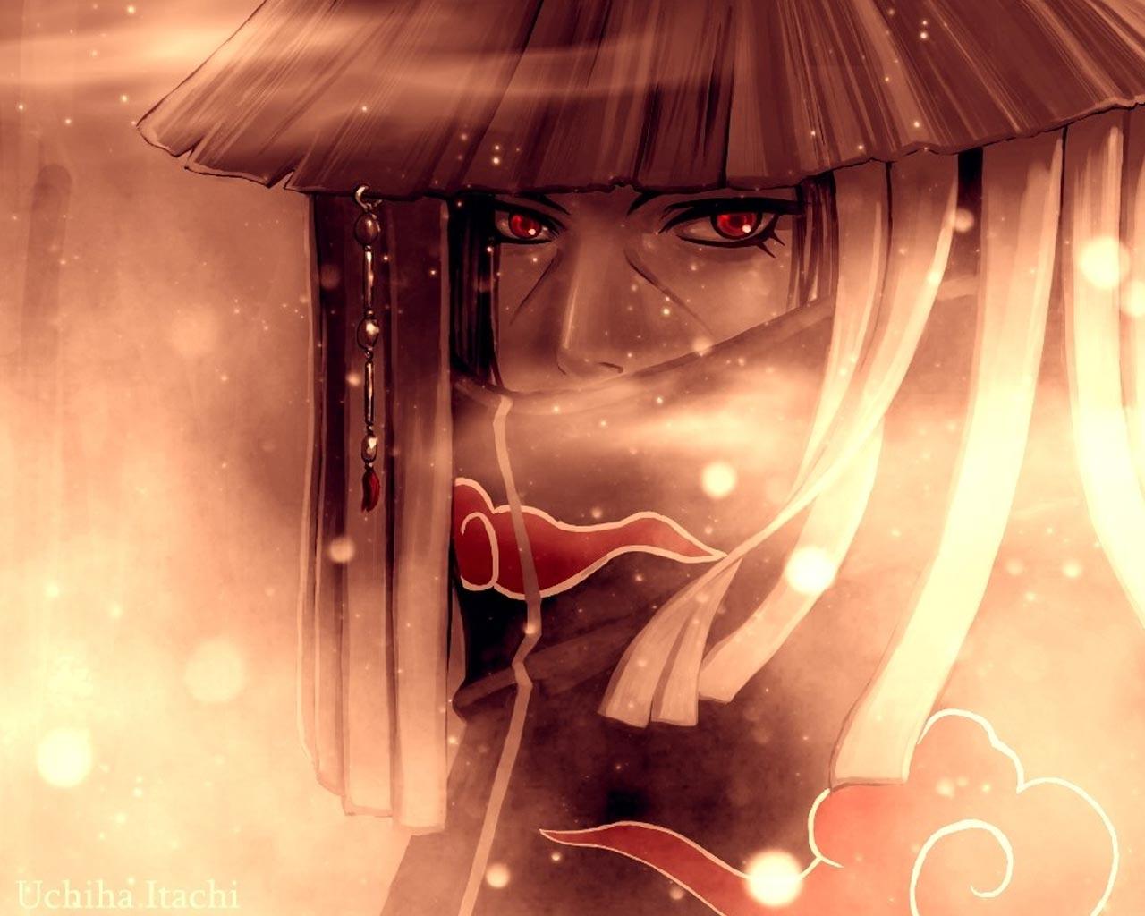 1280x1024 hd wallpaper: Itachi Uchiha Akatsuki Sharingan 0032