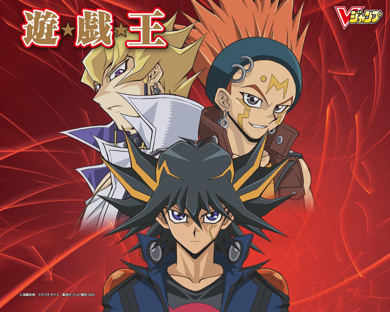 1280x1024 Crow, Jack, Yusei Gi Oh 5ds HD Wallpaper