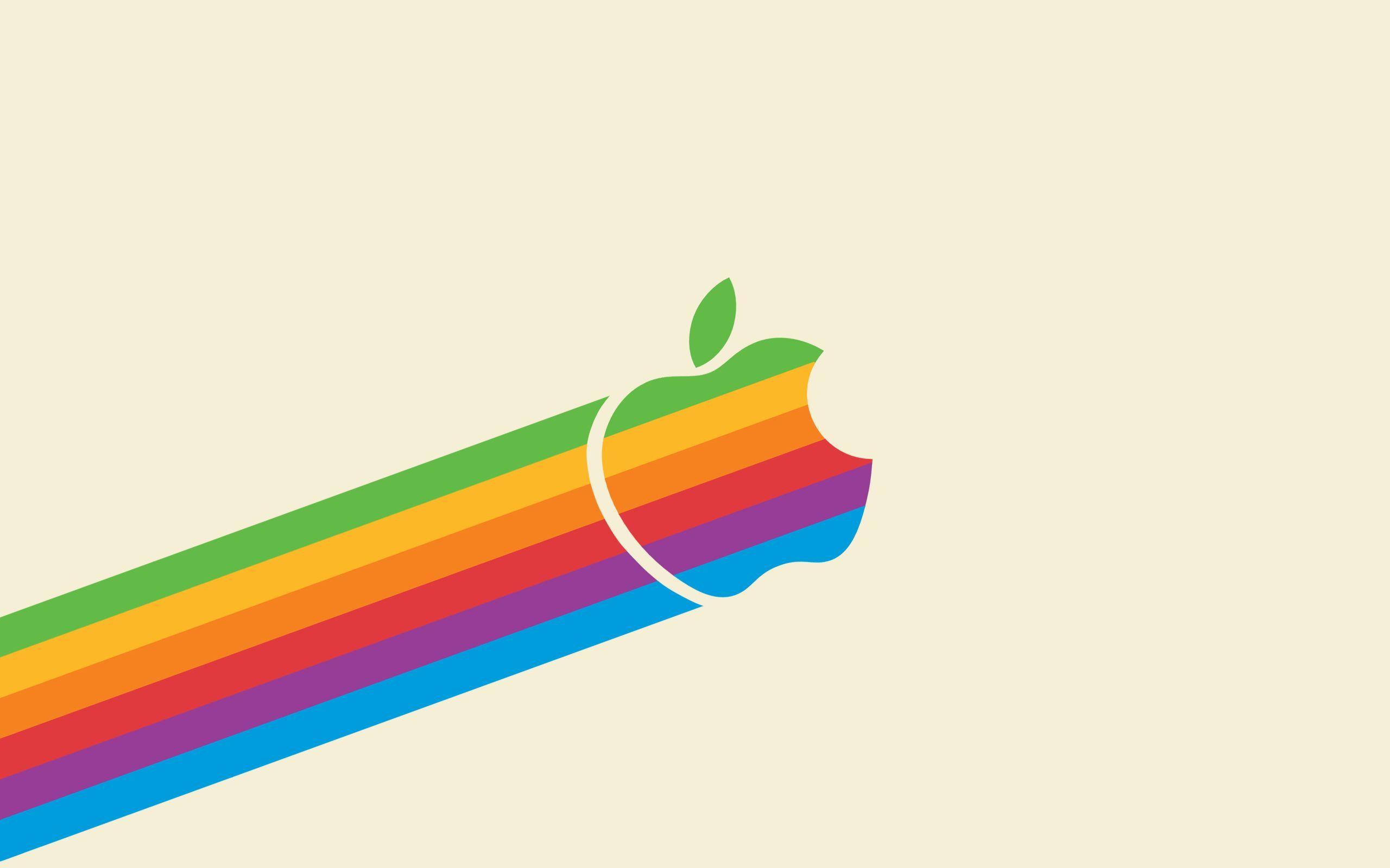 apple 6 color logo