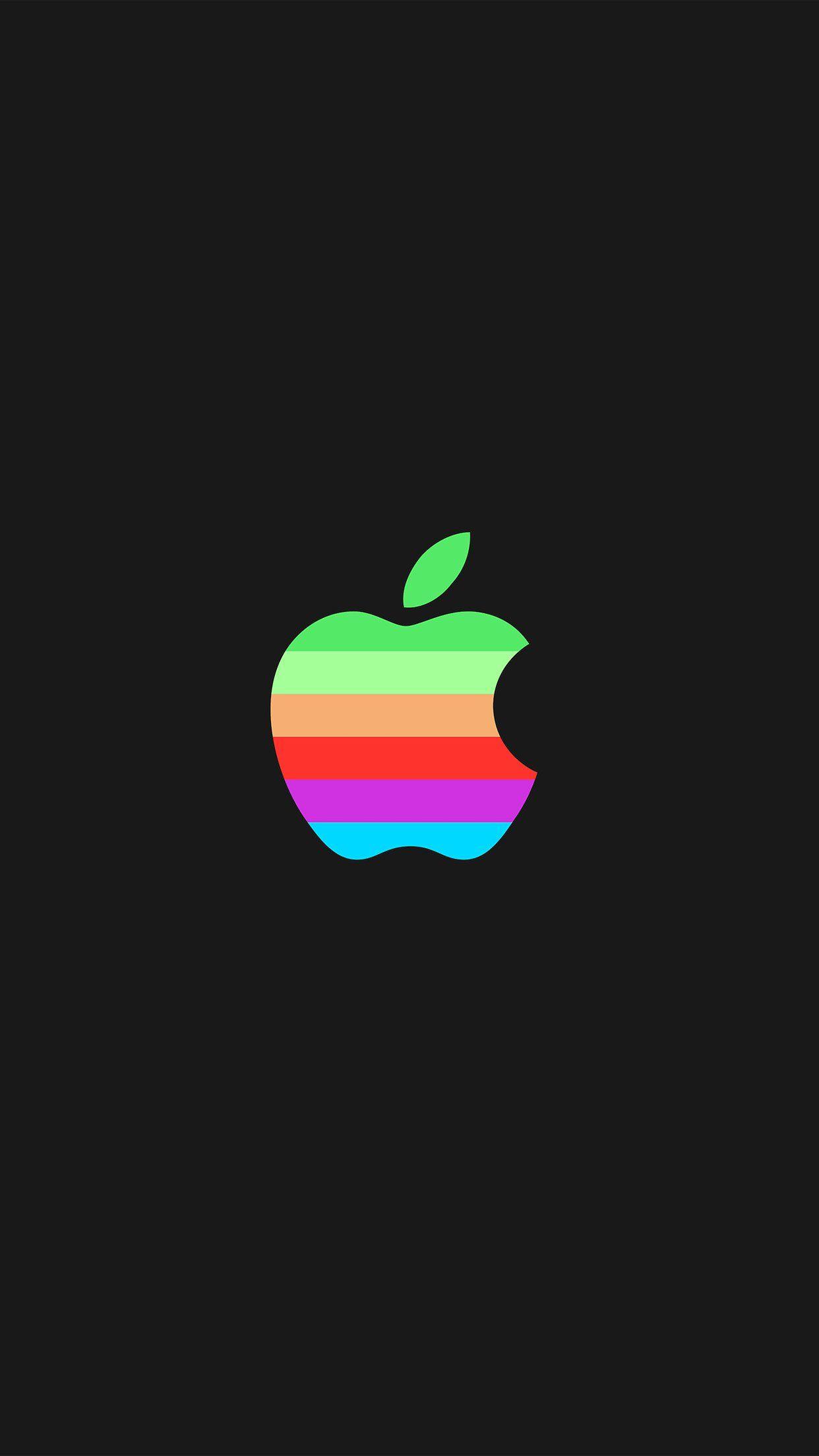 Rainbow Apple Logo Iphone Wallpapers Top Free Rainbow Apple Logo Iphone Backgrounds Wallpaperaccess