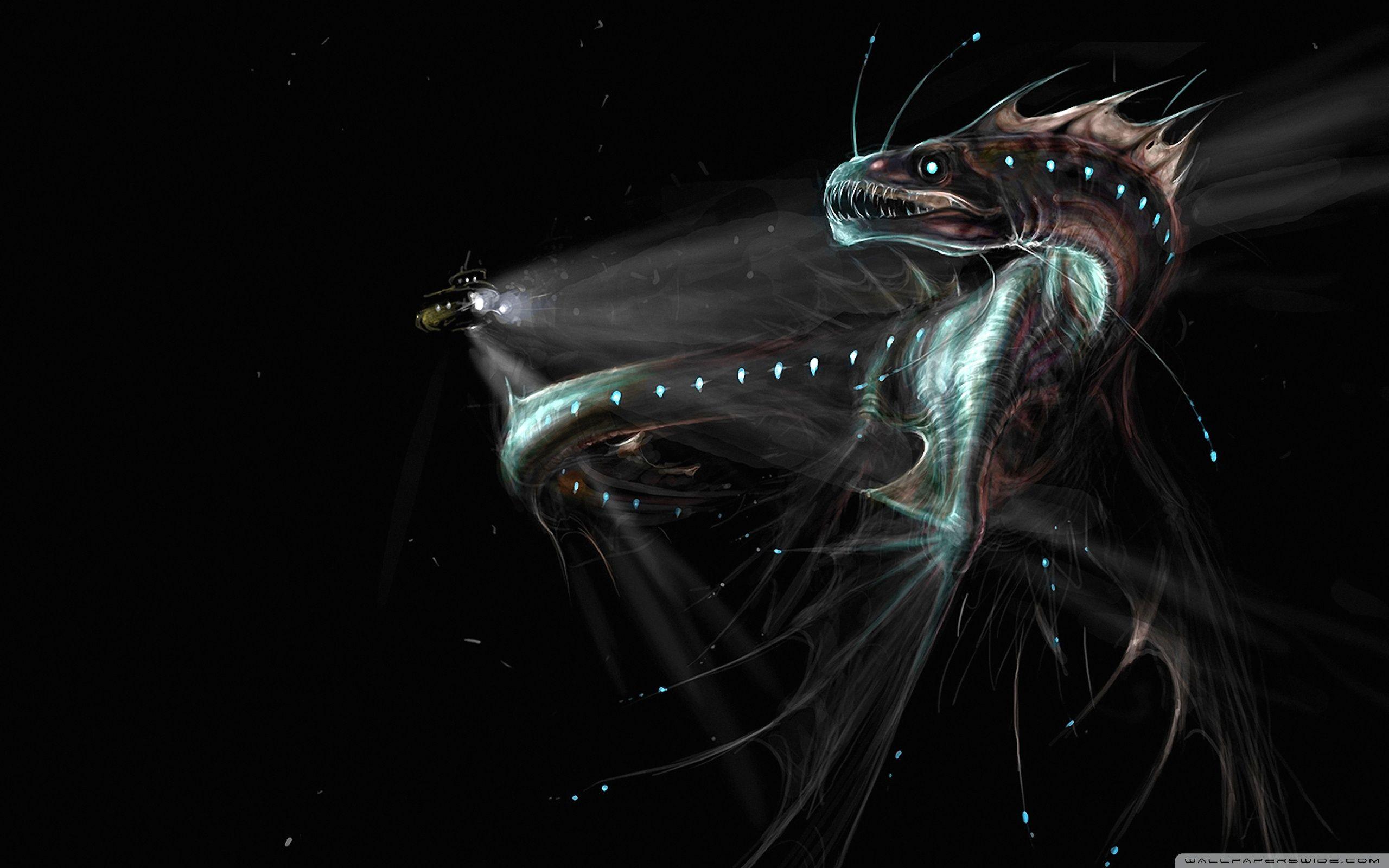 2560x1600 Sea Monsters Wallpaper