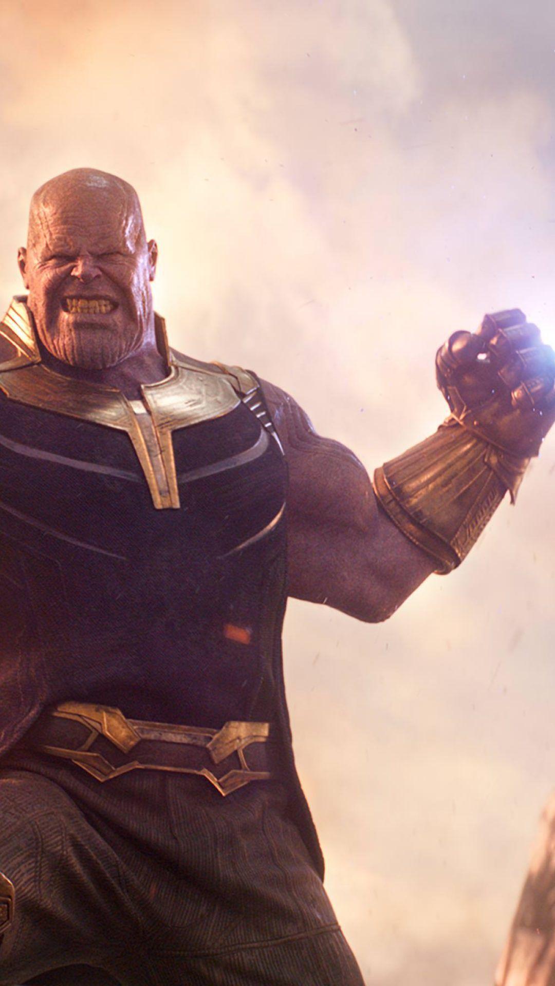 Hình nền 1080x1920 Avengers: Infinity War (2018) Thanos 4K Ultra HD
