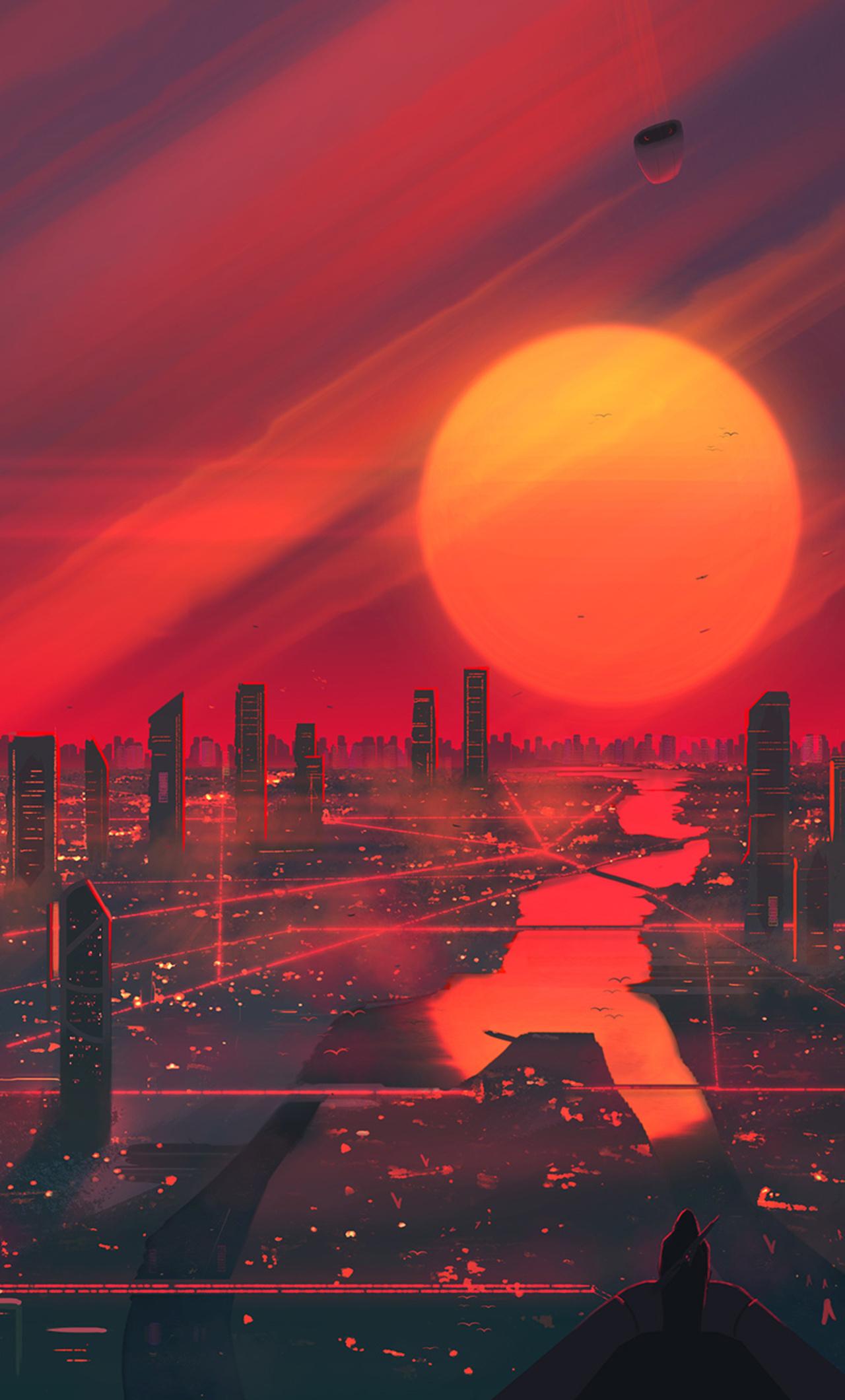1280x2120 City Of Bright Lights iPhone HD 4k Wallpaper, Image, Background, Photo and Picture