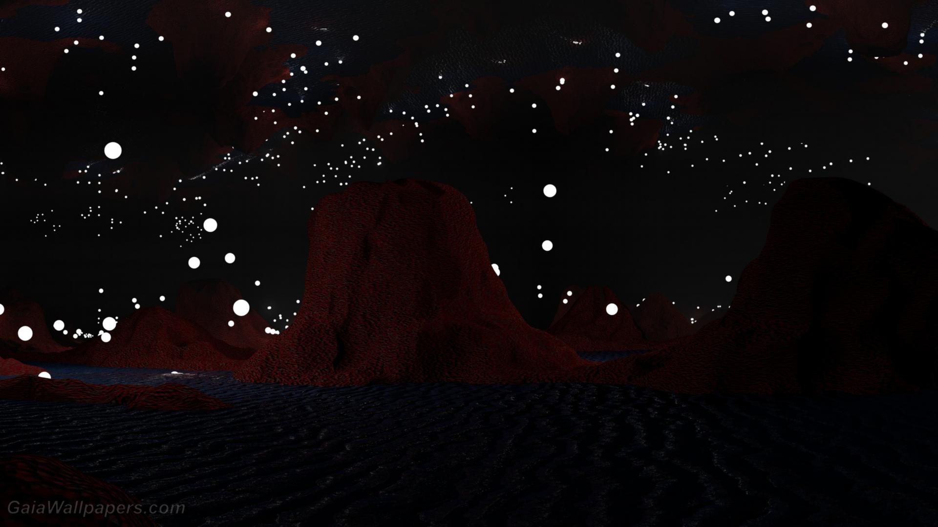1920x1080 Near stars in a strange dark world wallpaper 1920x1080 Desktop Wallpaper