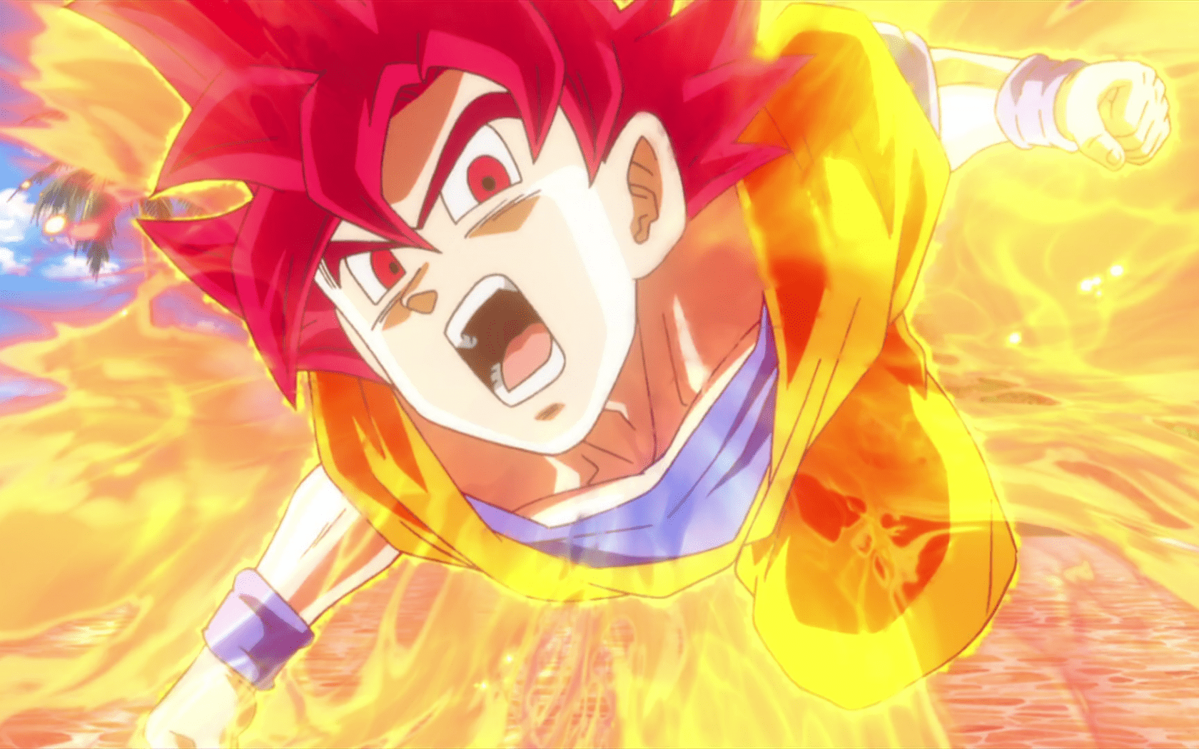 1680x1050 Free download Dragon Ball Ultimate Swipe Super Saiyan God Goku Vs Beerus [1920x1080] for your Desktop, Mobile & Tablet. Explore Goku SSJ Dios Wallpaper. Goku SSJ Dios Wallpaper, Goku
