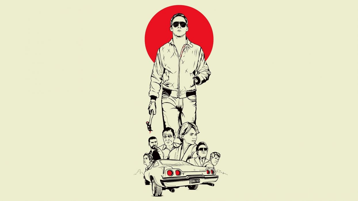 1244x700 Movies drive Ryan Gosling fan art Drive (movie) wallpaperx1080