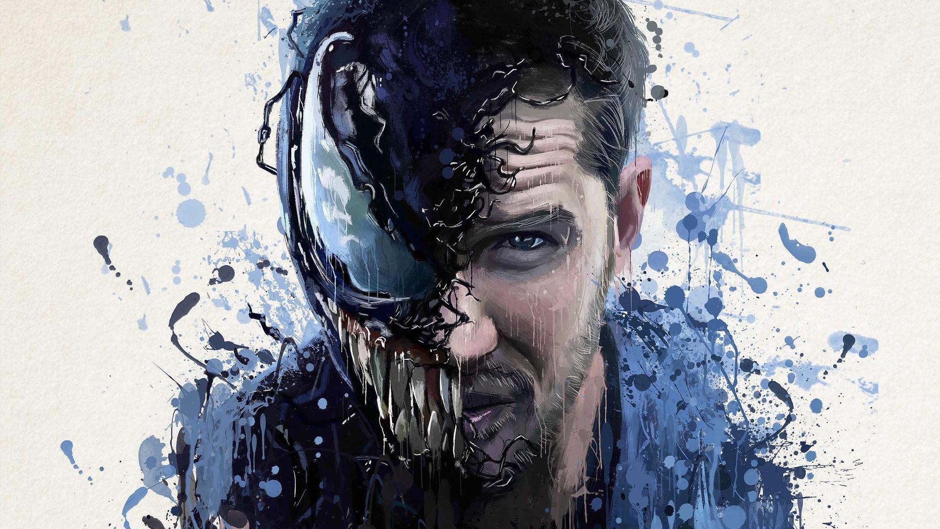 1920x1080 Venom Movie Splash Art, HD Superheroes, 4k Wallpaper, Image, Background, Photo and Picture