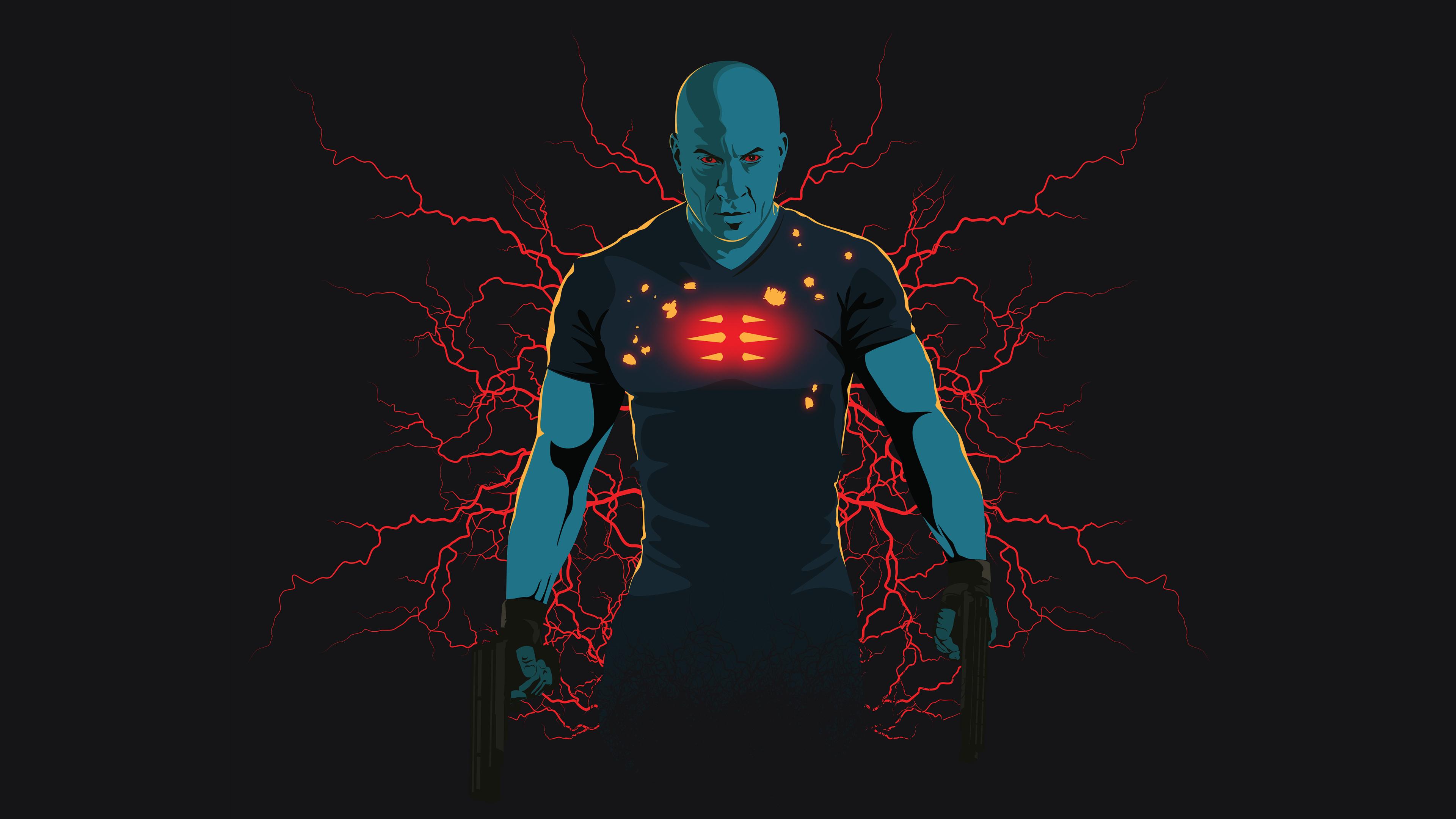 3840x2160 Bloodshot Vin Diesel 4K Movie Art Wallpaper