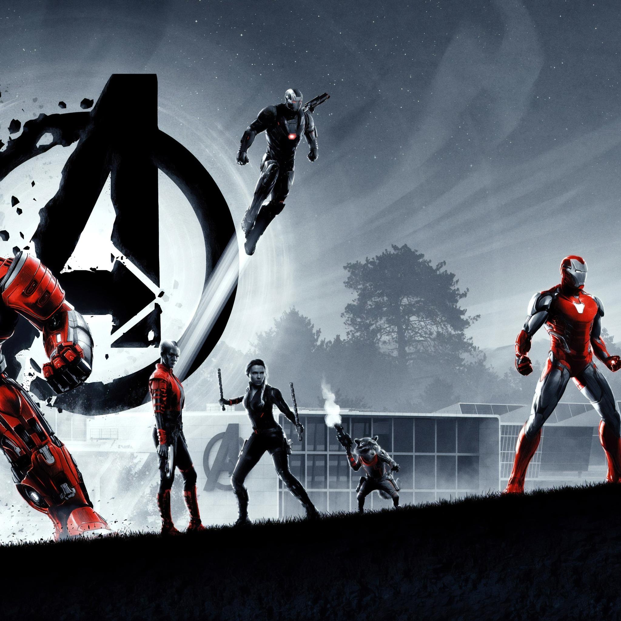 2048x2048 Download Avengers Endgame Wallpaper Download Pc PNG