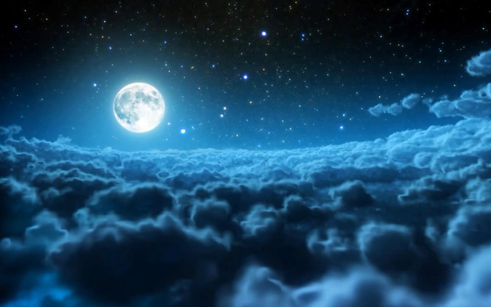 1920x1200 Romantic Moonlight Wallpaper HD