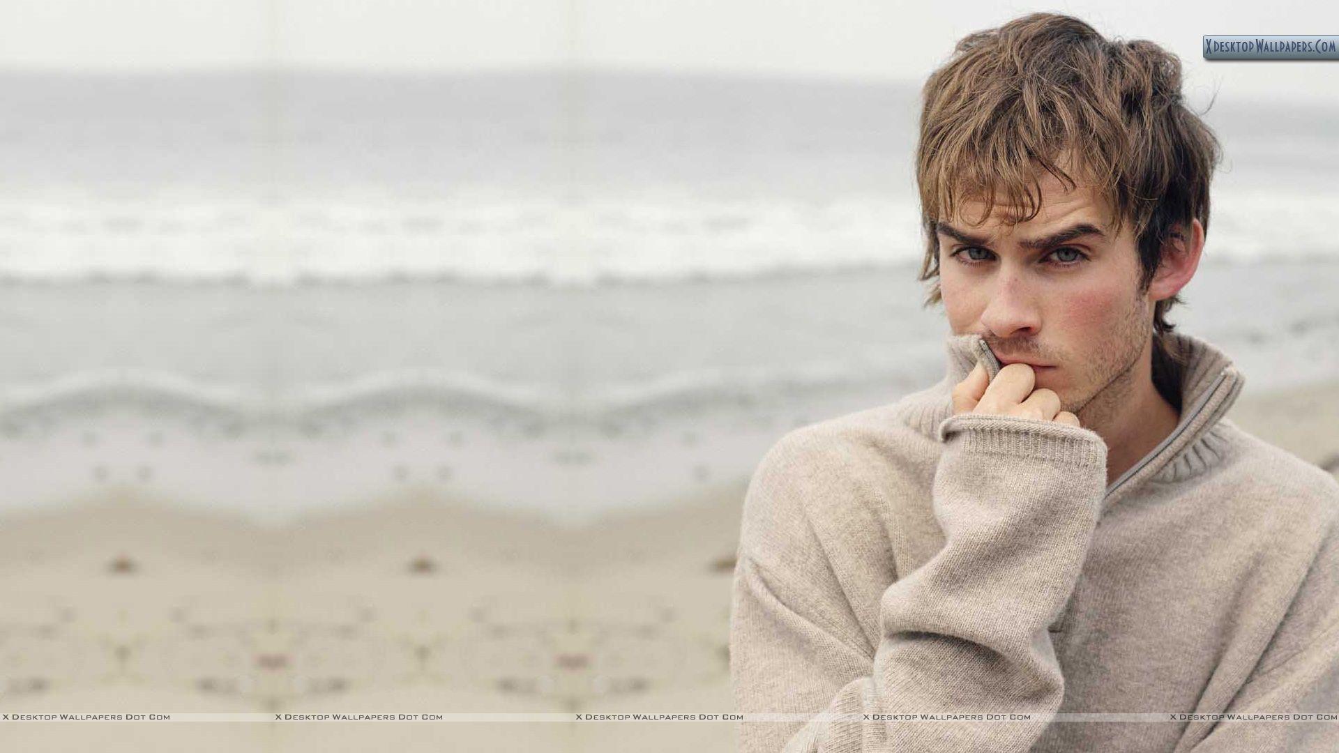 1920x1080 Download 1920x1080 HD Wallpaper ian somerhalder beach surf curly actor, Desktop Background HD