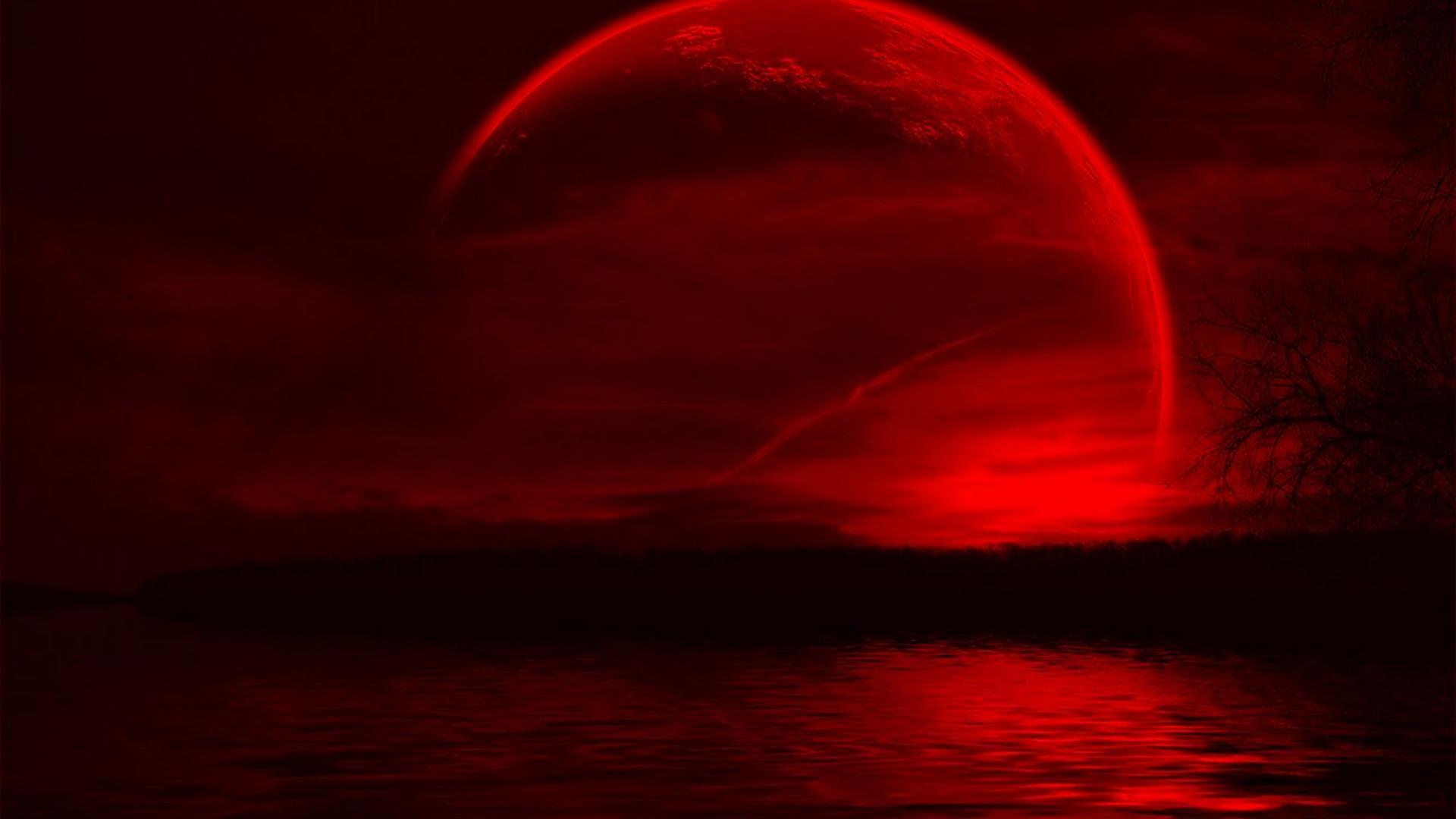 1920x1080 Super Moon Lunar Eclipse Wallpaper HD Live Wallpaper HD