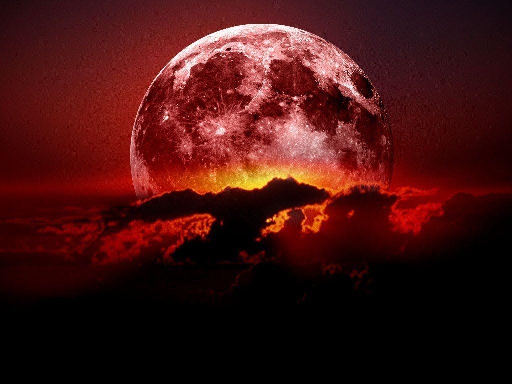 1024x768 Blood Moon Wallpaper