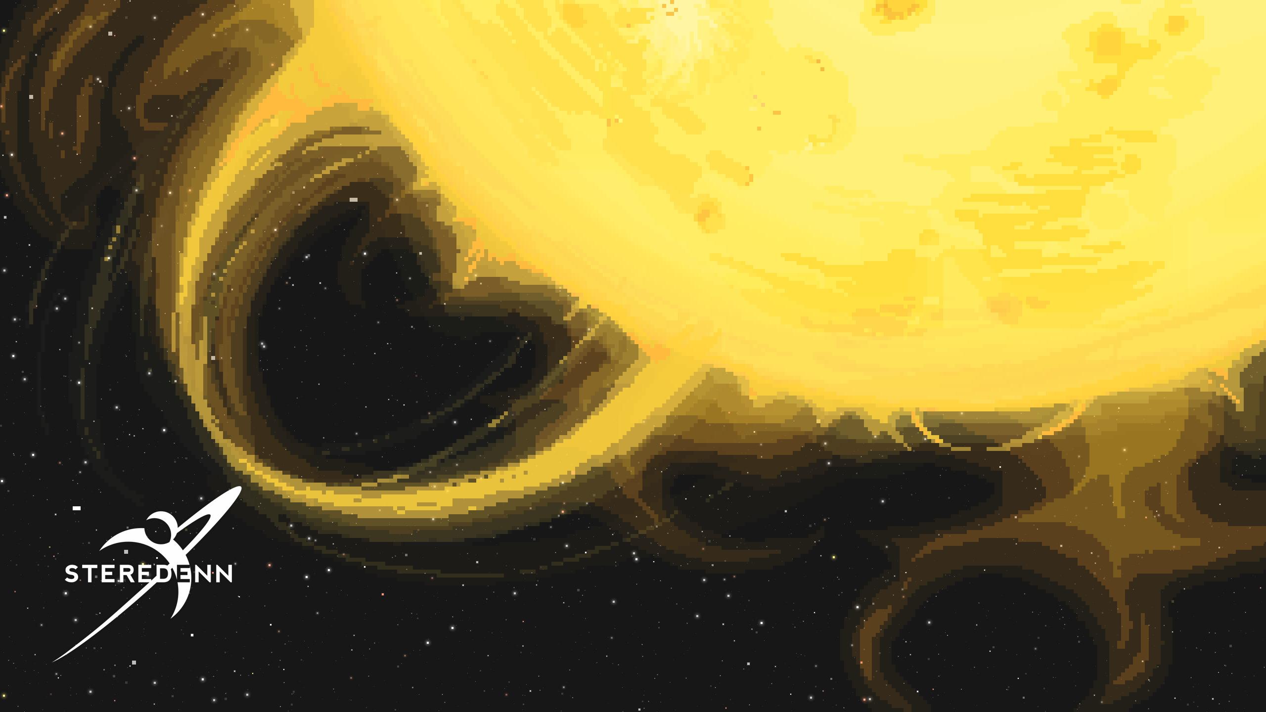 2560x1440 video Games, Pixels, Pixel Art, Steredenn, Indie Games, Space Wallpaper HD / Desktop and Mobile Background