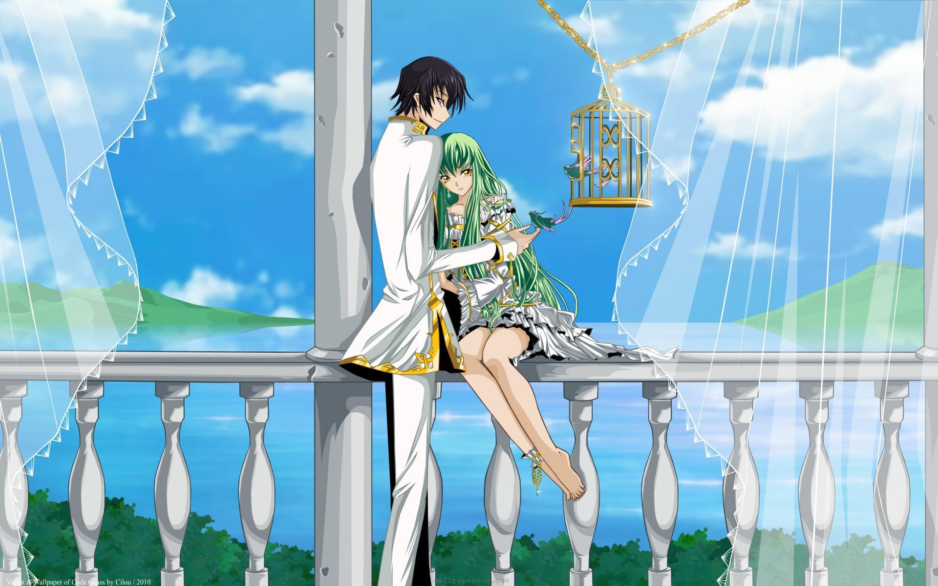 1920x1200 Anime Boy and Girl Wallpaper