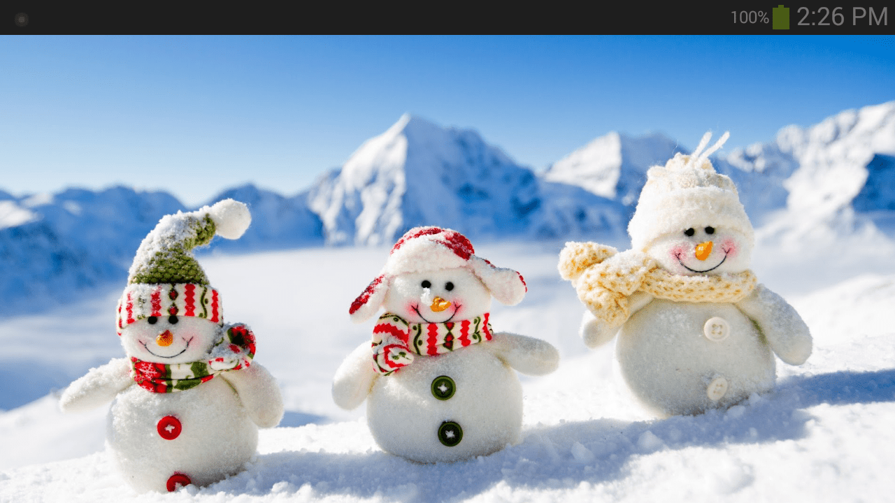 1280x720 Snowman Wallpaper : Apps & Games