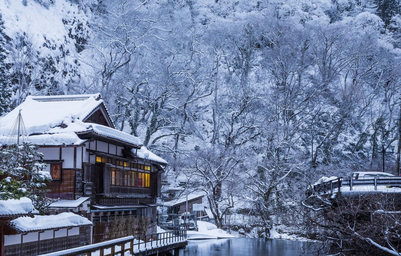 237 Japanese Background Winter free Download - MyWeb