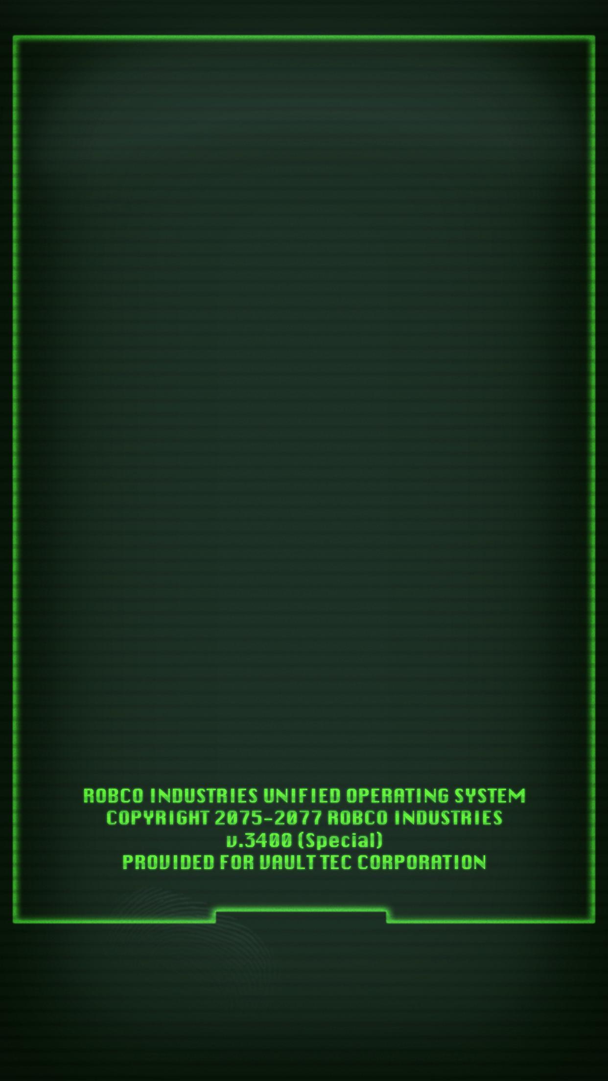 1242x2208 Fallout Terminal Wallpaper