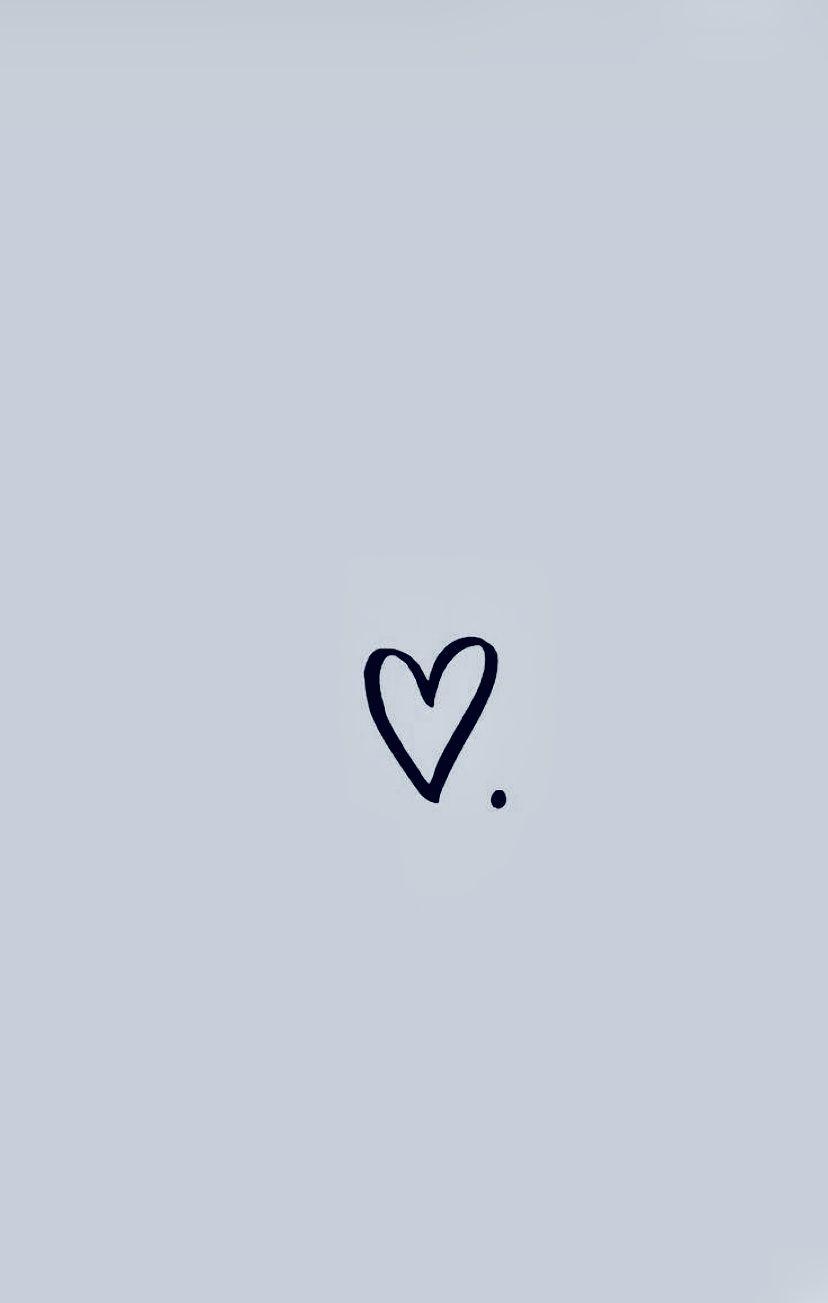 828x1303 Heart Aesthetic HD Wallpaper